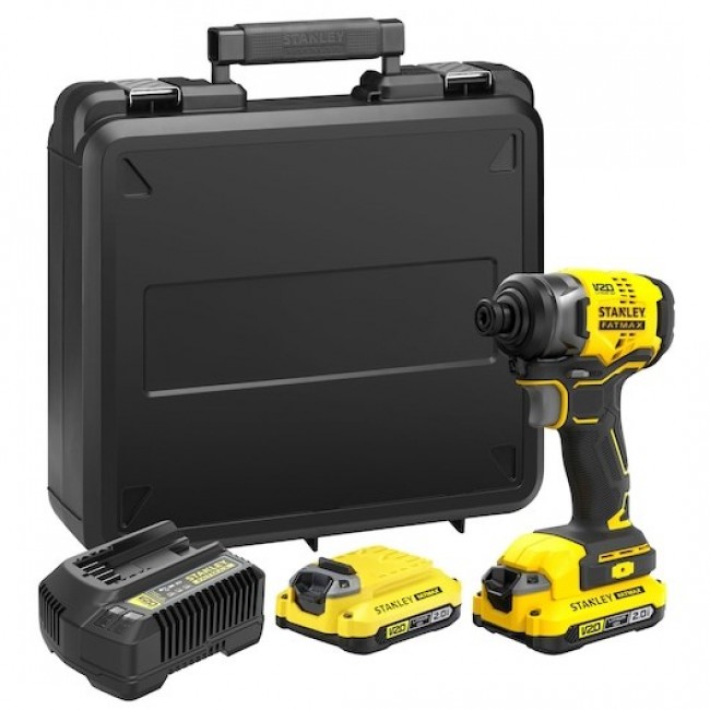 Stanley SFMCF810D2K-QW power screwdriver/impact driver 2800 RPM Black, Yellow Stanley SFMCF810D2K-QW power screwdriver/impact driver 2800 RPM Black, Yellow