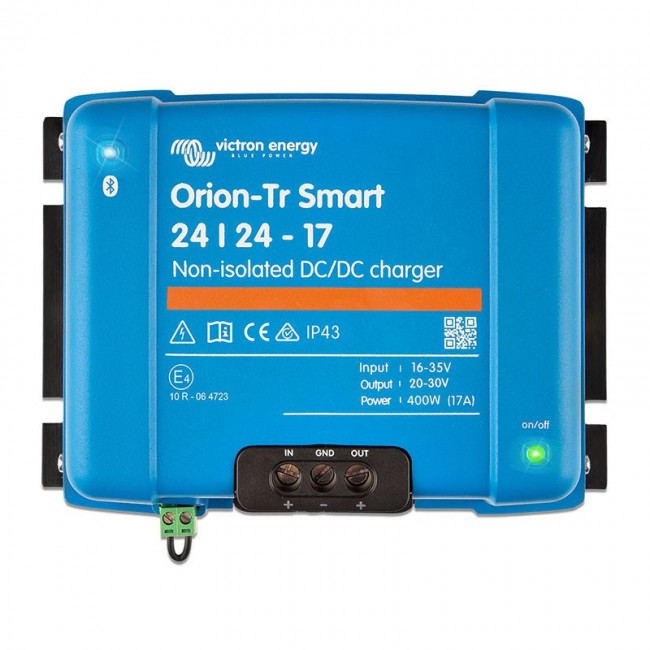 Orion-Tr Smart 24/24-17A Non-isolated DC-DC ch. Orion-Tr Smart 24/24-17A Non-isolated DC-DC ch.