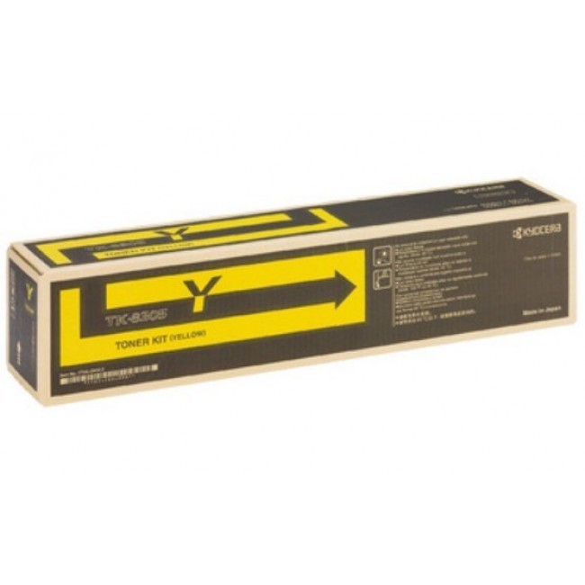 KYOCERA TK-8305Y toner cartridge 1 pc(s) Original Yellow KYOCERA TK-8305Y toner cartridge 1 pc(s) Original Yellow