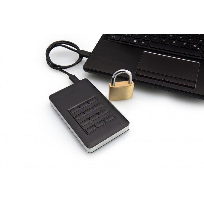STORE NGO SECURE HDD USB 3 2TB/KEYPAD ACCESS