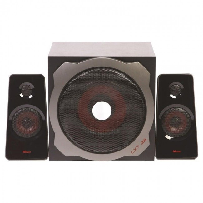 Trust GXT 38 speaker set 60 W PC Black 2.1 channels