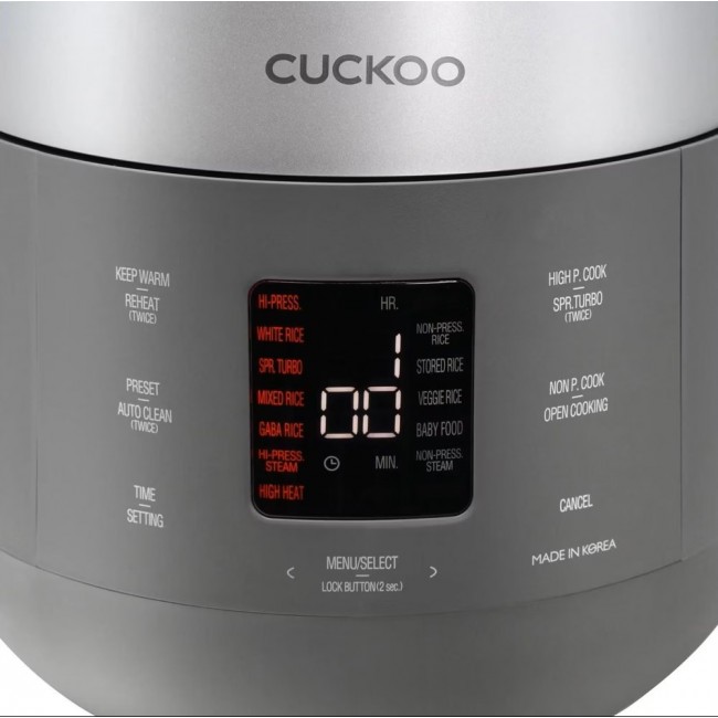 Cuckoo CRP-ST1009F rice cooker 1.8 L 1150 W Grey