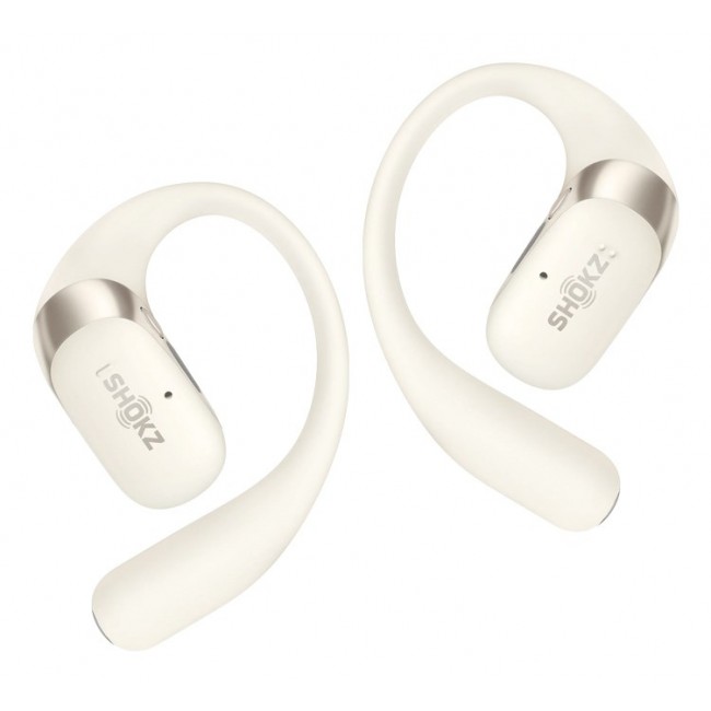 SHOKZ OpenFit 2 Headphones Wireless Ear-hook Calls/Music/Sport/Everyday Beige