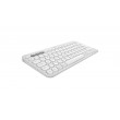 Logitech Pebble 2 Combo keyboard Mouse included Universal RF Wireless + Bluetooth QWERTY US International White