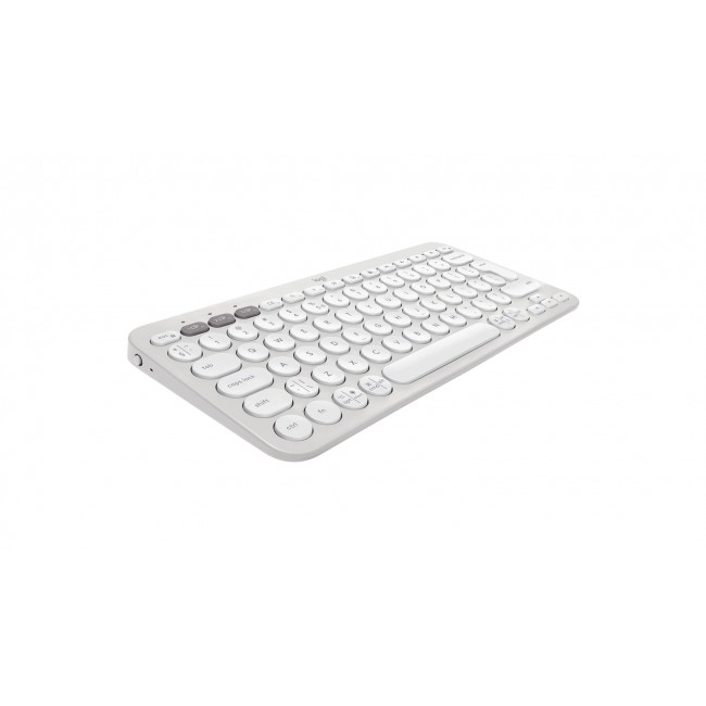 Logitech Pebble 2 Combo keyboard Mouse included Universal RF Wireless + Bluetooth QWERTY US International White