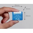 Shelly Qubino Wave 1 Mini LR Smart switch Z-Wave Blue