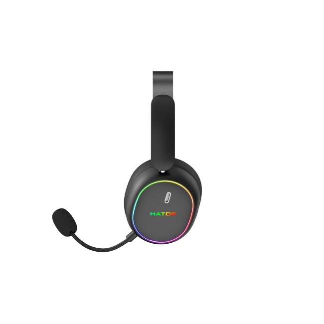 HATOR Phoenix 2 Wireless Headset Wired & Wireless Head-band Gaming USB Type-C / USB Type-A Bluetooth Black HATOR Phoenix 2 Wireless Headset Wired & Wireless Head-band Gaming USB Type-C / USB Type-A Bluetooth Black