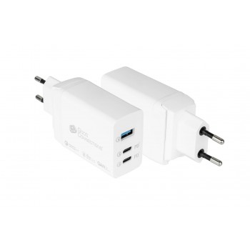 Alcasa PCA-W007W mobile device charger Universal White AC Fast charging Indoor