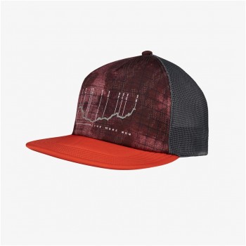 Czapka z daszkiem BUFF EXPLORE TRUCKER CAP BONSY TERRACOTTA L/XL L/XL