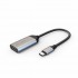 HYPER HD425A video cable adapter USB Type-C HDMI Stainless steel