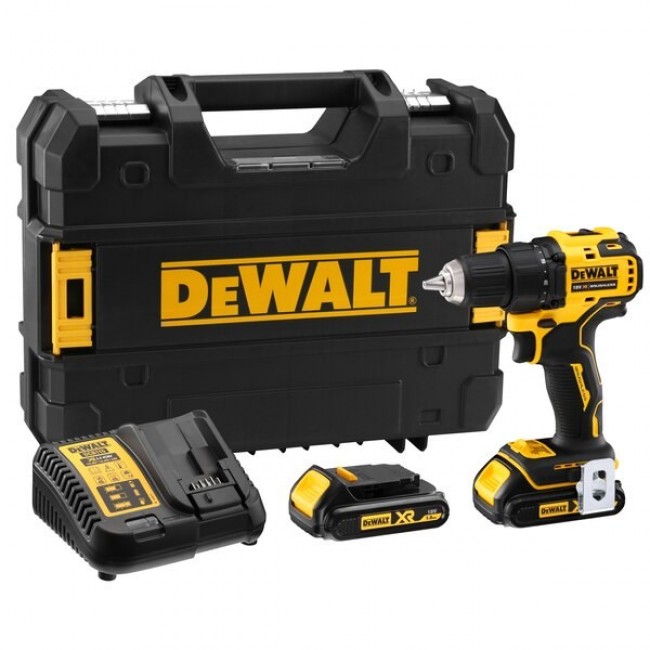 DeWALT DCD708S2T-QW drill 1650 RPM Keyless 1.1 kg Yellow DeWALT DCD708S2T-QW drill 1650 RPM Keyless 1.1 kg Yellow