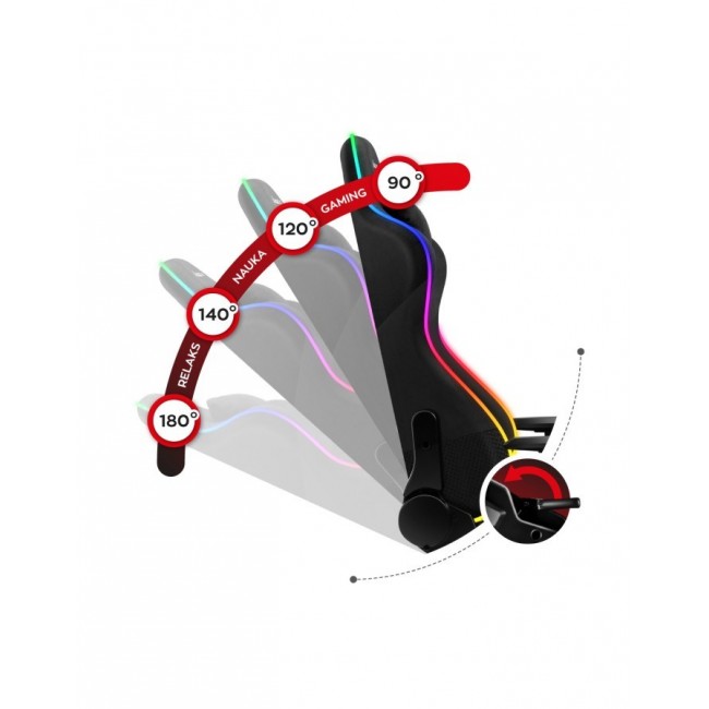 Huzaro Force 6.3 PC gaming chair Bucket (cradle) seat Black, Multicolour Huzaro Force 6.3 PC gaming chair Bucket (cradle) seat Black, Multicolour