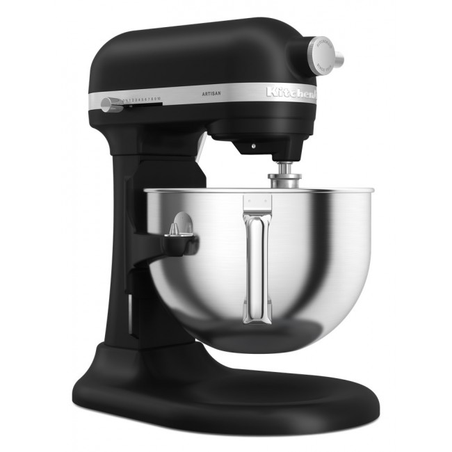 KitchenAid 5KSM60SPXEBM Stand mixer 375 W Black, Grey, Stainless steel