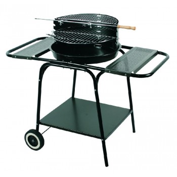 MASTER ROUND MOVABLE GRILL WITH TWO SHELVES MG906