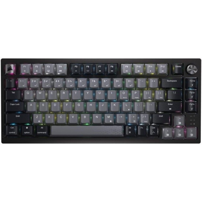 Corsair K65 PLUS WIRELESS 75 % RGB keyboard Gaming RF Wireless + USB QWERTY English Black