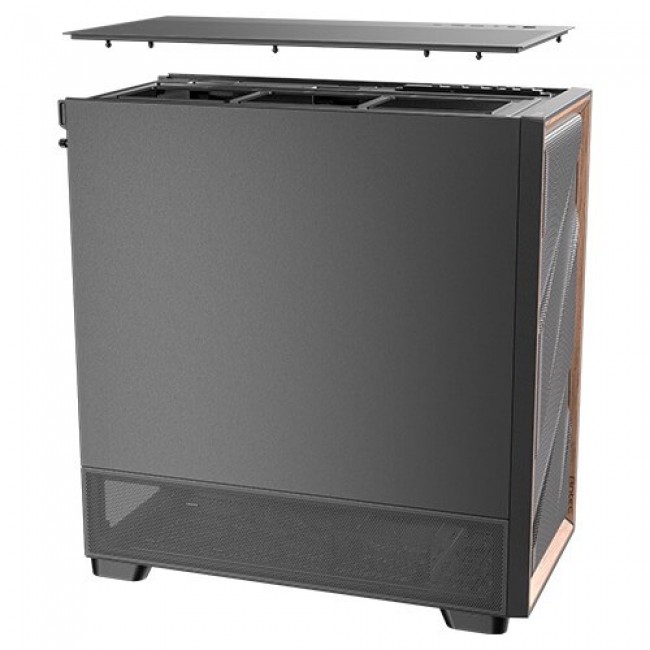 Antec FLUX SE Midi Tower Black, Wood