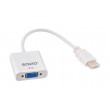 SAVIO HDMI (M) TO VGA (F) ADAPTER WHITE CL-201 SAVIO HDMI (M) TO VGA (F) ADAPTER WHITE CL-201