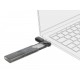 DeLOCK External USB Type-C Combo Enclosure for M.2 NVMe PCIe or SATA SSD - tool free