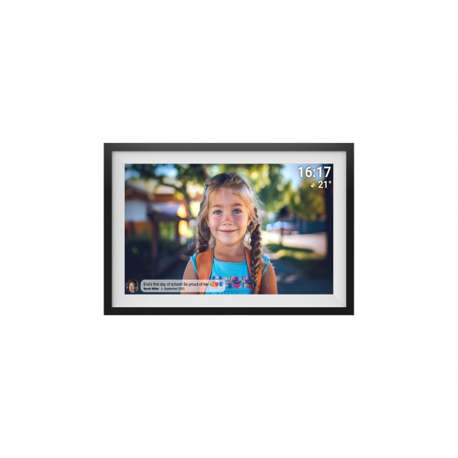 Denver PFF-1516 digital photo frame Black 39.6 cm (15.6