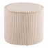 POUF CORDUROY BEIGE D40X35CM