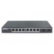 Digitus 8-Port Gigabit PoE Networkswitch, Desktop, L2 managed, 2 Uplinkports, SFP, 86 W, af/at