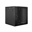Lanberg wall-mounted installation rack cabinet 19'' 12U 600x600mm black (glass door) Lanberg wall-mounted installation rack cabinet 19'' 12U 600x600mm black (glass door)