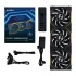 Lian Li UNI FAN TL Wireless LCD Fan, ARGB, PWM, 3-Pack incl. Controller - 120 mm, black