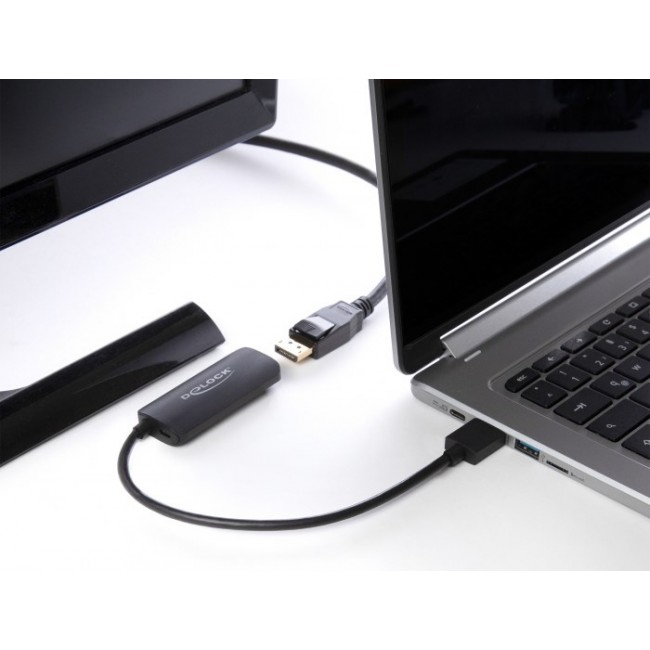 DeLOCK Adapter HDMI-A male to DisplayPort female 4K 60 Hz
