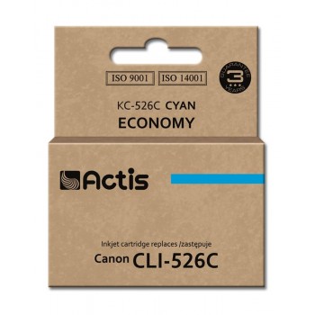 Actis KC-526C Ink Cartridge (replacement for Canon CLI-526C Standard 10 ml cyan)