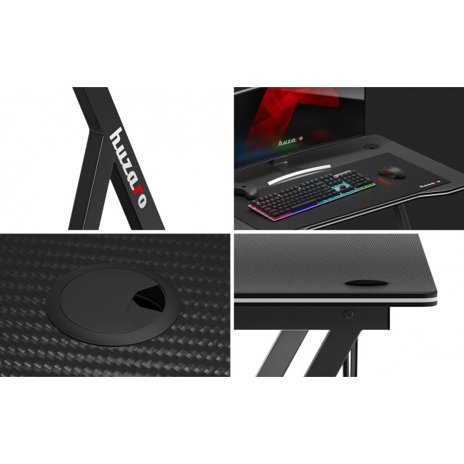 Gaming desk - Huzaro Hero 1.4 Black Gaming desk - Huzaro Hero 1.4 Black