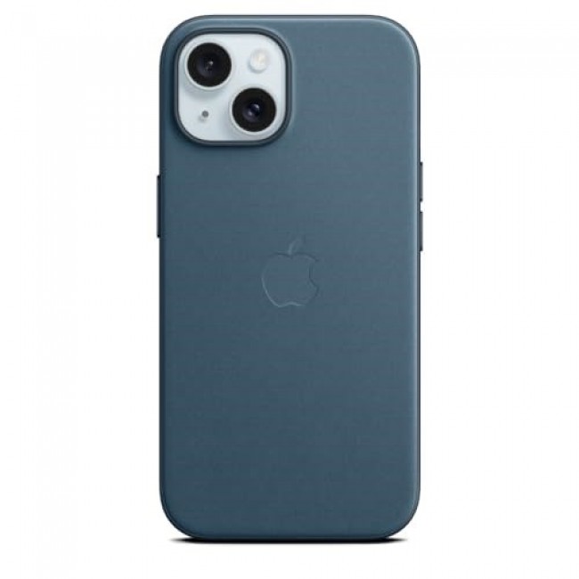 Apple iPhone 15 FineWoven Case with MagSafe in Pazifikblau Apple iPhone 15 FineWoven Case with MagSafe in Pazifikblau