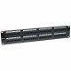 Intellinet Patch Panel, Cat6, UTP, 48-Port, 2U, Black Intellinet Patch Panel, Cat6, UTP, 48-Port, 2U, Black