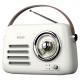 SAVIO RS-02 Portable Radio, white SAVIO RS-02 Portable Radio, white
