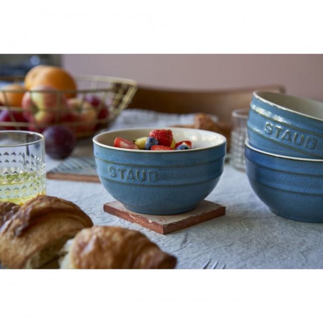 Staub Ceramique Bowl set 0.7 L Round Ceramic Turquoise 4 pc(s) Staub Ceramique Bowl set 0.7 L Round Ceramic Turquoise 4 pc(s)