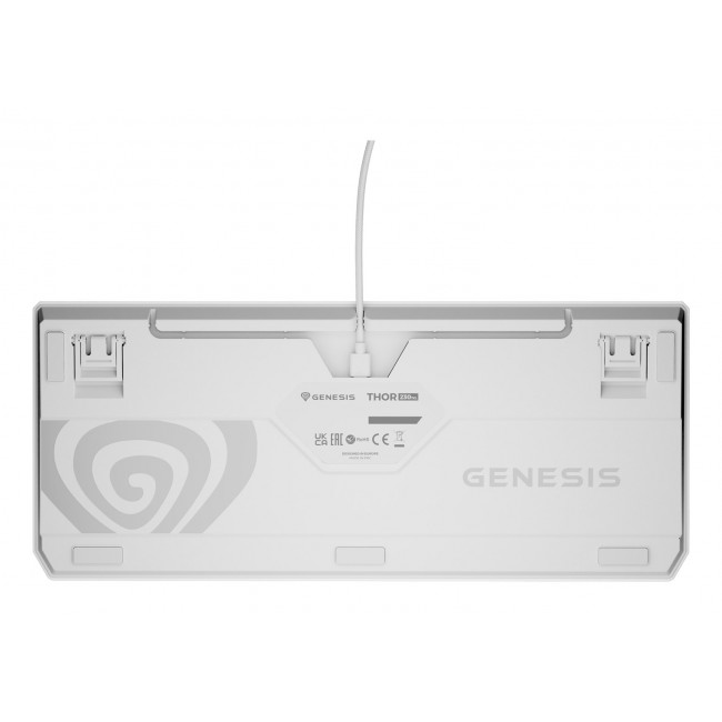 GENESIS Thor 230 TKL keyboard Gaming USB QWERTY US English White GENESIS Thor 230 TKL keyboard Gaming USB QWERTY US English White