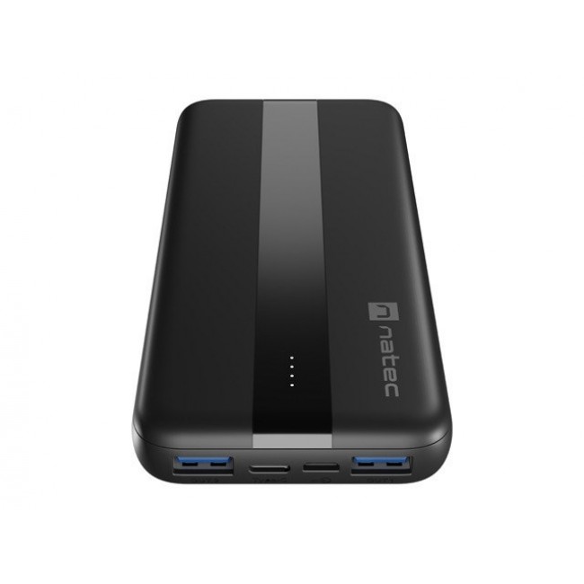 NATEC TREVI SLIM Q V2 Lithium Polymer (LiPo) 10000 mAh Black NATEC TREVI SLIM Q V2 Lithium Polymer (LiPo) 10000 mAh Black