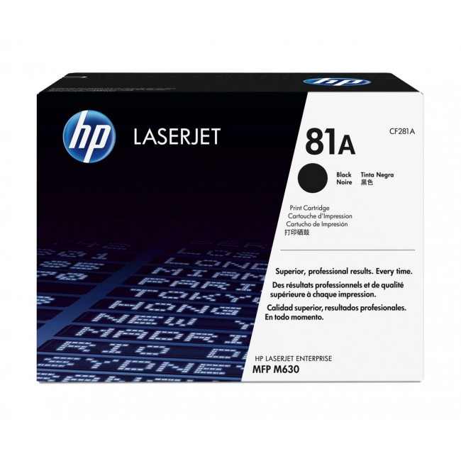 HP 81A Black Original LaserJet Toner Cartridge HP 81A Black Original LaserJet Toner Cartridge