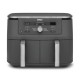 Ninja DZ400EU fryer Double 9.5 L Stand-alone 2470 W Hot air fryer Grey Ninja DZ400EU fryer Double 9.5 L Stand-alone 2470 W Hot air fryer Grey