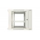 Extralink Rackmount cabinet 12U 600x600 AZH Gray wall mounted, swing type