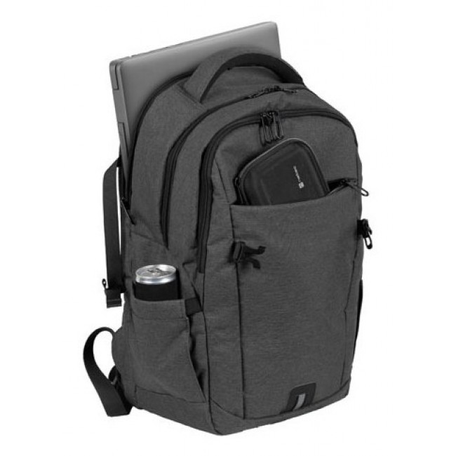 NATEC NTO-2226 backpack City backpack Black, Grey Polyester