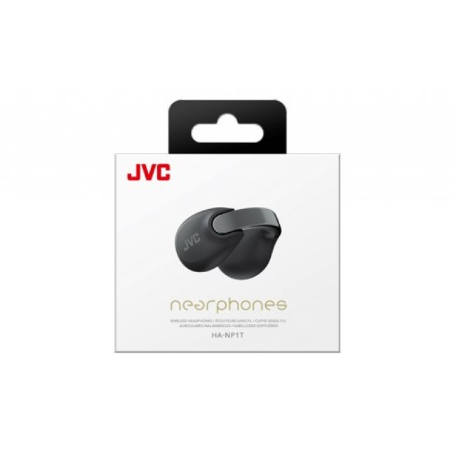 JVC HA-NP1TBU - open-back TWS earcuff headphones, black JVC HA-NP1TBU - open-back TWS earcuff headphones, black