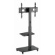 Gembird TVS-75S-02 TV floor stand with caster wheels, 37