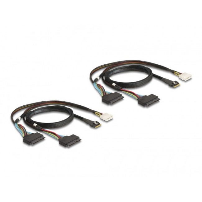 DeLOCK PCI Express 4.0 x16 Card to 4 x SFF-8639 NVMe - Bifurcation - Low Profile Form Factor DeLOCK PCI Express 4.0 x16 Card to 4 x SFF-8639 NVMe - Bifurcation - Low Profile Form Factor