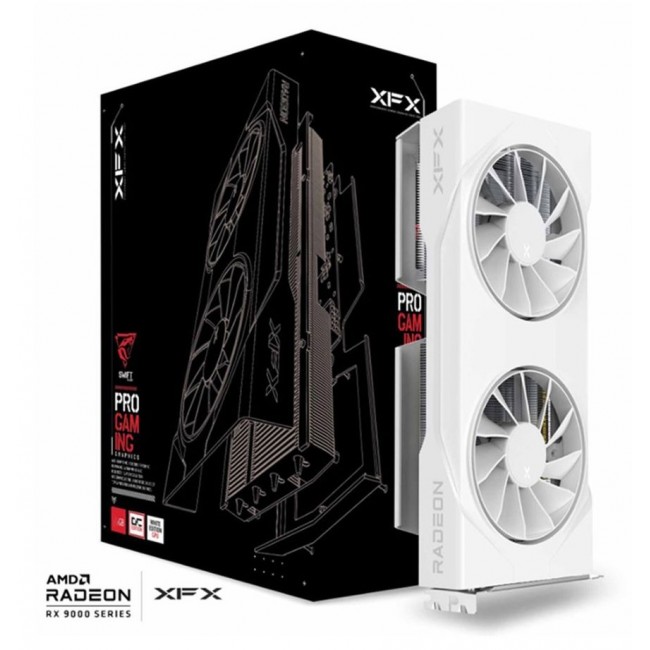XFX Swift AMD Radeon RX 9060 XT OC White Gaming Edition 8GB XFX Swift AMD Radeon RX 9060 XT OC White Gaming Edition 8GB