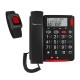 amplicomms BigTel 50 Alarm Plus Analog telephone Caller ID Dark Grey