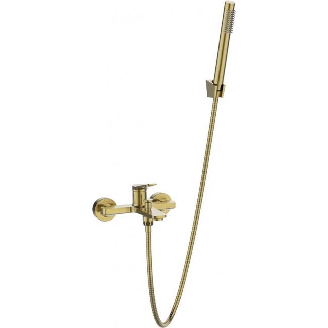 BATH MIXNESTOS WITH SHOWER SET BR GOLD BATH MIXNESTOS WITH SHOWER SET BR GOLD