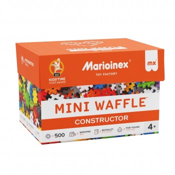 MARIOINEX Mini Waffle Building Blocks Constructor, 500 pieces