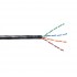 Kabel EmiterNet zewnętrzny elowany UTP (U/UTP) kat.5e, drut 4x2x0,5, PE+GEL