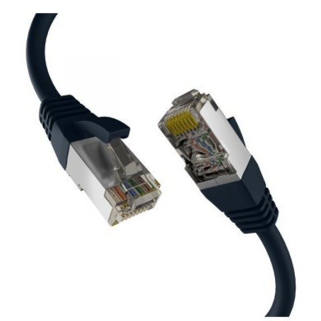 M-Cab EC020200309 networking cable Black 20 m Cat8.1 S/FTP (S-STP)