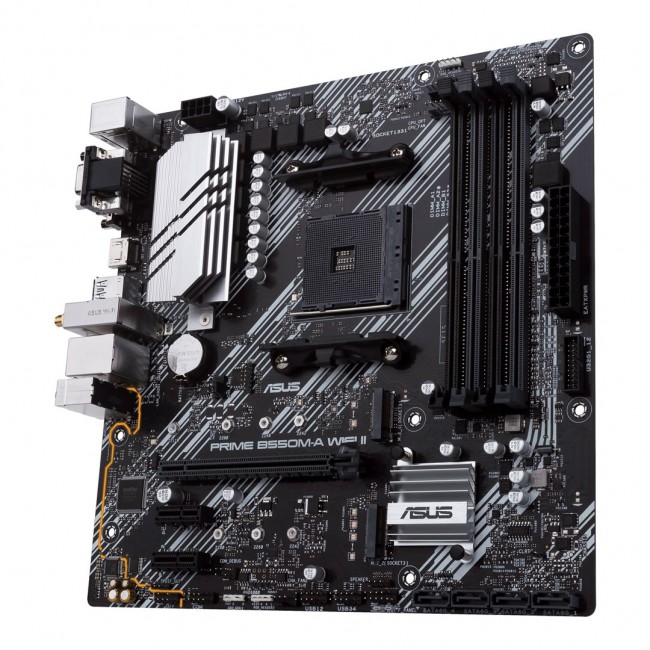 ASUS PRIME B550M-A WIFI II AMD B550 Socket AM4 micro ATX ASUS PRIME B550M-A WIFI II AMD B550 Socket AM4 micro ATX